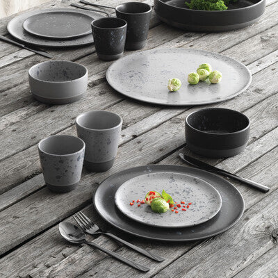 RAW frokosttallerken Ø23 cm grå spotted